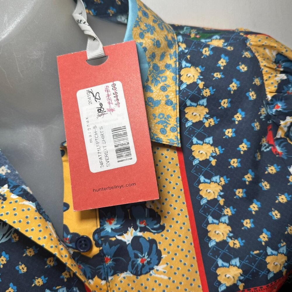 New $345 Hunter Bell Everett Patchwork Cotton Pop… - image 12